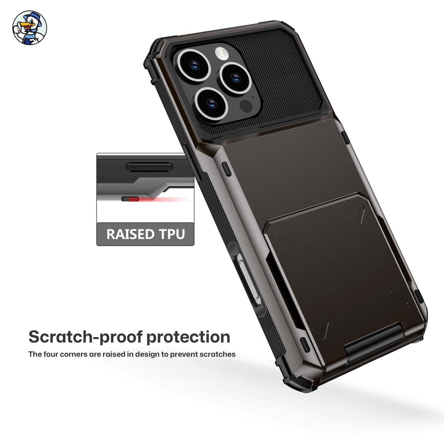 2024 Tactical Card Holder Phone Case - cleenova