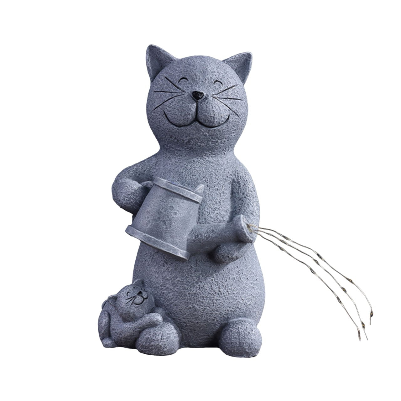 Illuminate Your Garden with Cleenova’s Solar - Powered Cat Decoration - cleenova